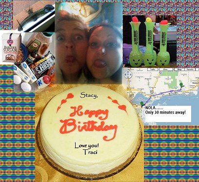 my happy birthday collage from traci with new orleans and more