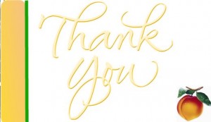 Thank you to all the good things in my life