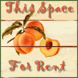 A peachy place for your virtual billboard.