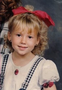 My daughter Samantha when she was 6 years old.