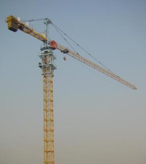 a construction crane 