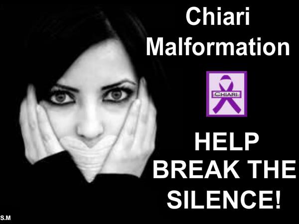 Chiari awareness Month  stop the silence 